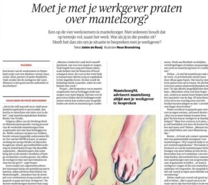 Moet je met je werkgever in gesprek over mantelzorg
